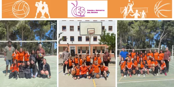 Equips de Jesuïtes Lleida campions de la Lliga Escolar del Consell Esportiu del Segrià